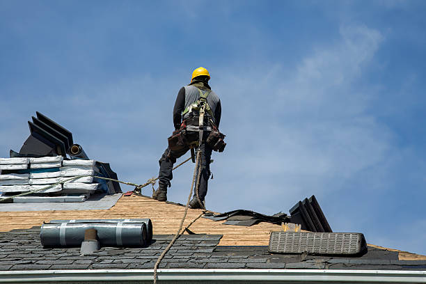 Professional Roofing technician working in Aspinwall, PA